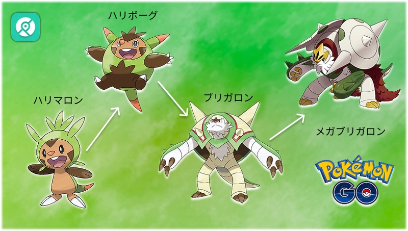 ハリマロン メガブリガロン 進化方法