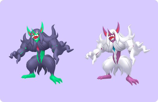 オーロンゲと色違いオーロンゲ