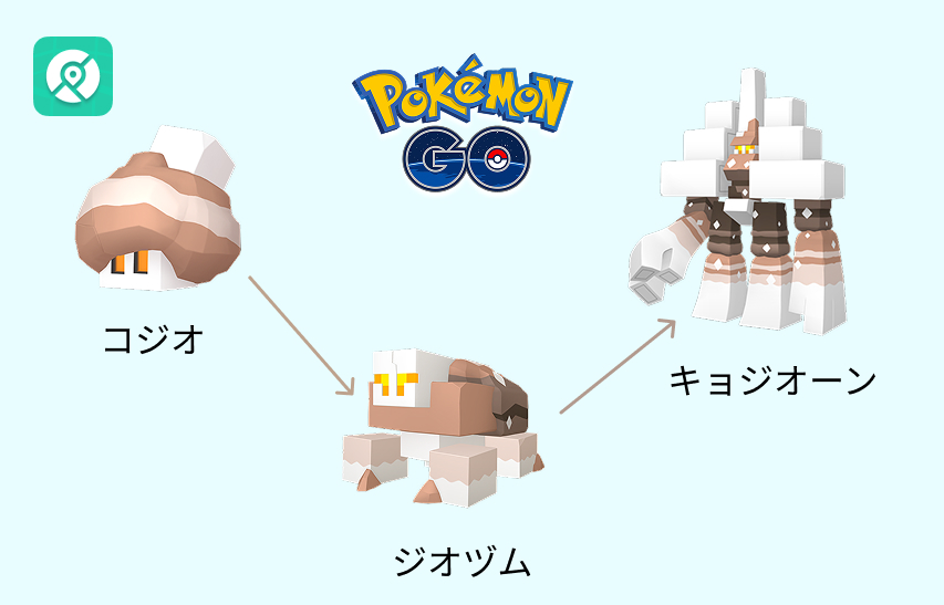 ポケモンGO コジオ ジオヅム・キョジオーン 進化系 
