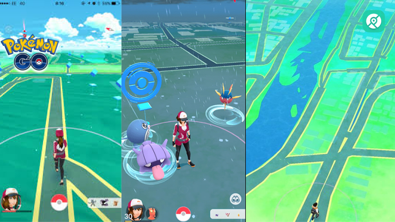 ポケモンGOのマップをチェックする