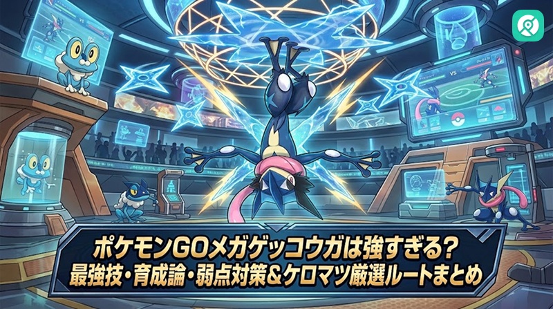 ポケモンGO メガゲッコウガ 最強技 ケロマツ 厳選