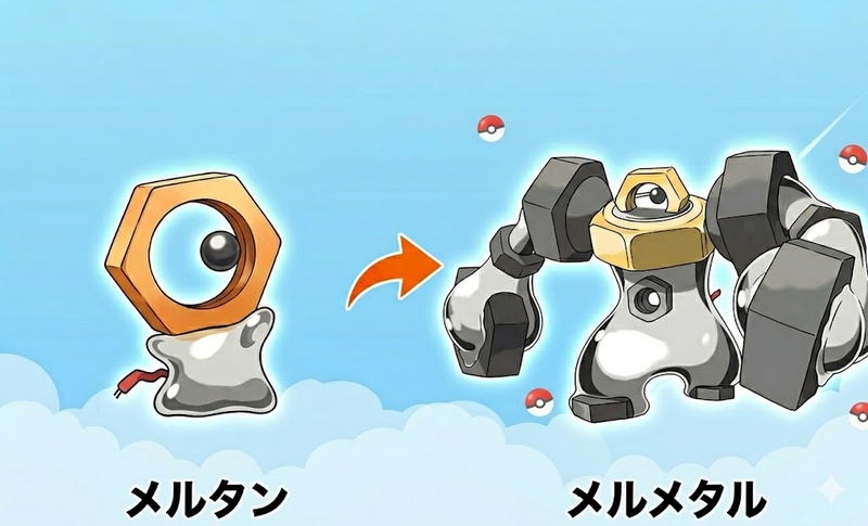 メルタン メルメタル 進化条件