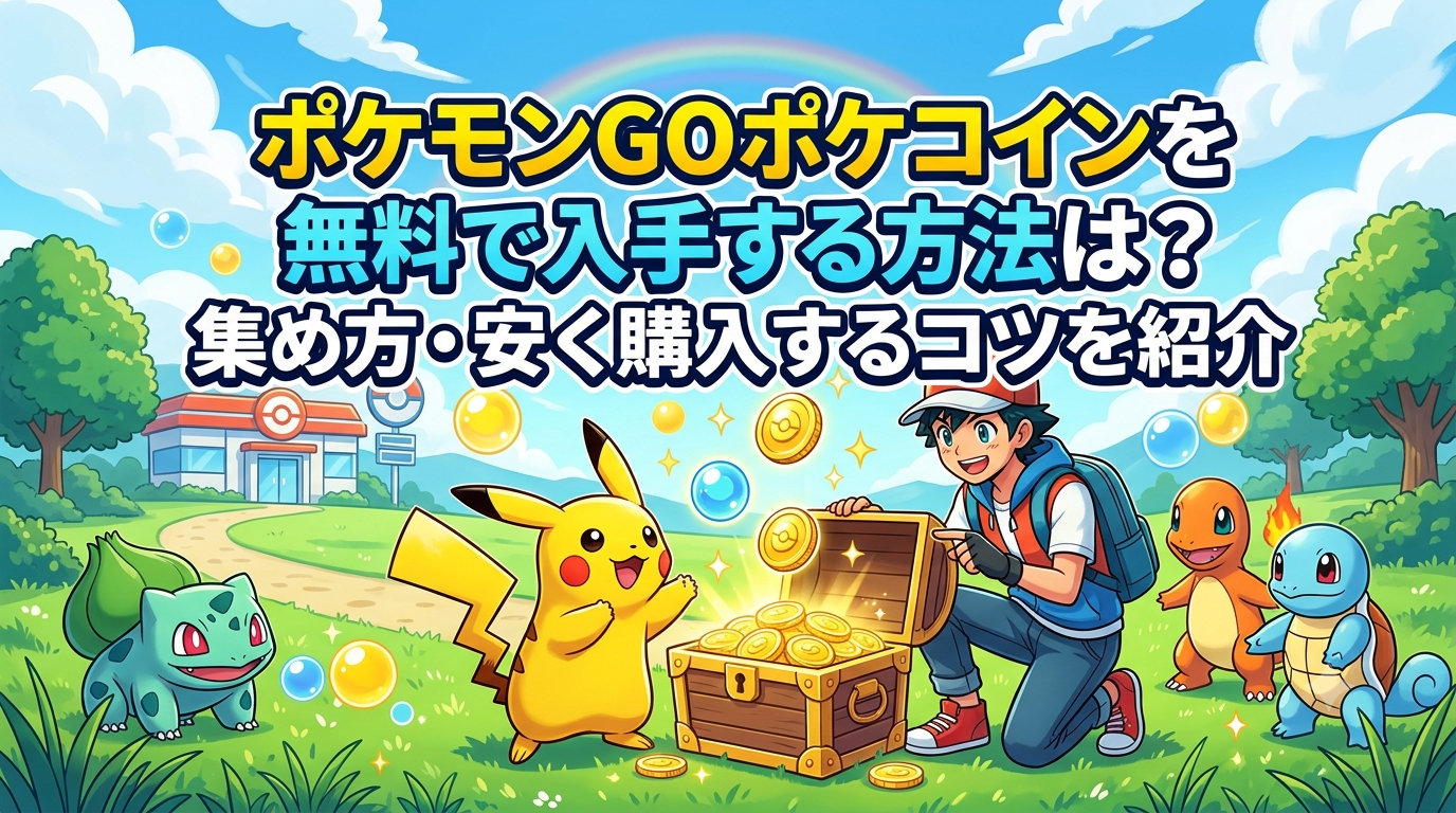 ポケモンGO ポケコイン 入手方法 無料 購入