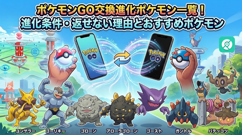 ポケモンGO 交換進化