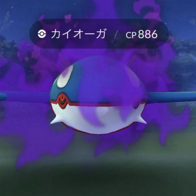 ポケモン go シャドウ カイオーガ対策