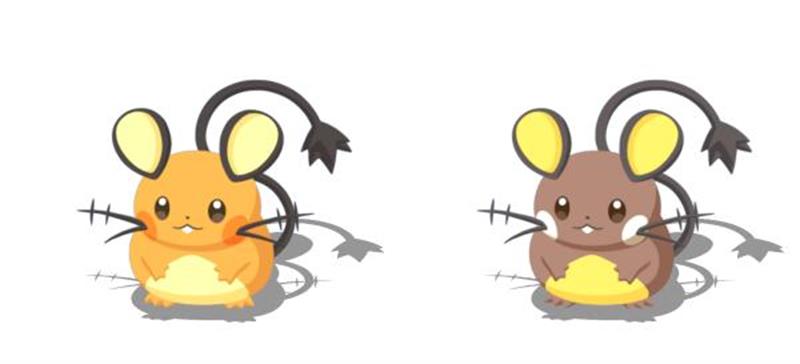 色違いデデンネ