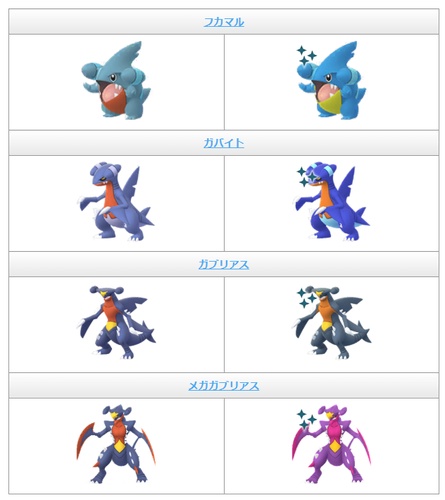 色違い フカマル