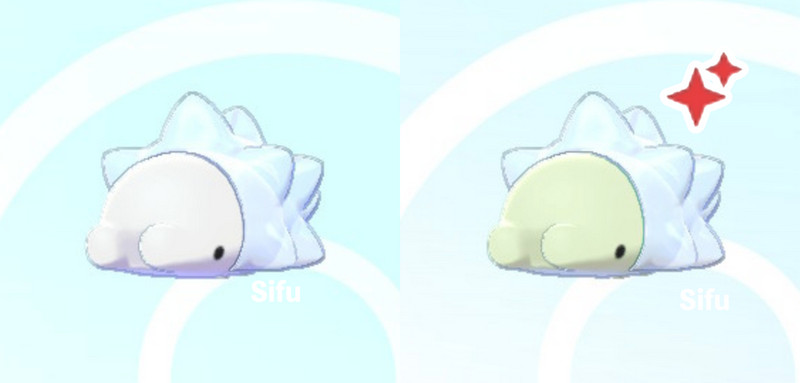 ポケモン go ユキハミ色違い