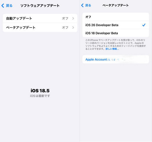 Apple Beta Software Programからインストール