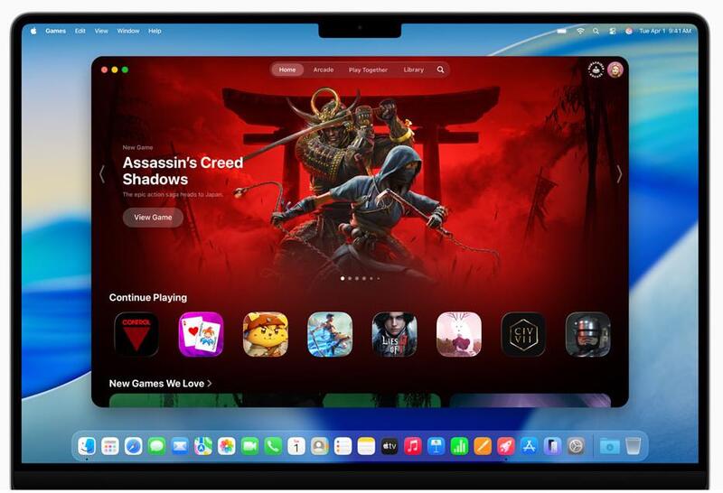 macosのApple Gamesアプリ