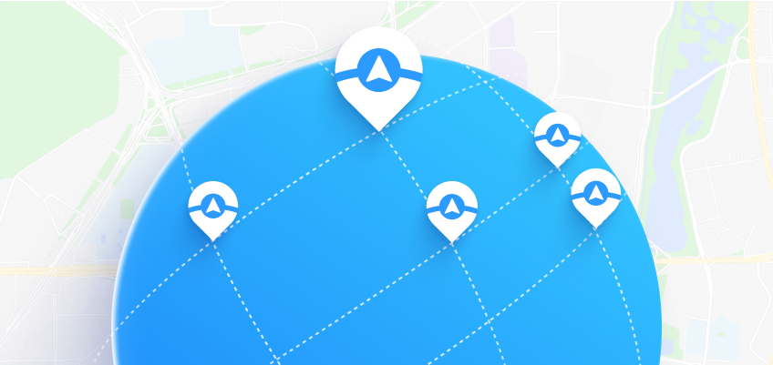 地域限定のサービスへアクセス